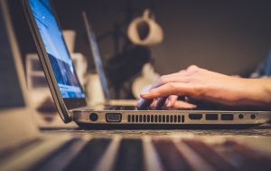 A dark computer which hackers may use to circumvent pharmacy security